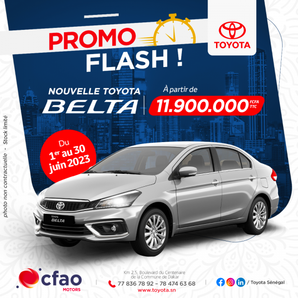 Nouvelle Toyota Belta